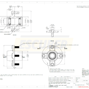 Trailer Idler Hub Assembly for 2K Lbs Axles 13" to 15" Wheels - 4 on 4-1/2"