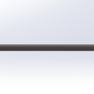 Trailer Axle with Idler Hubs - 5 on 4-1/2 Bolt Pattern – 1300mm Long - 2,000 lbs / 900 Kg