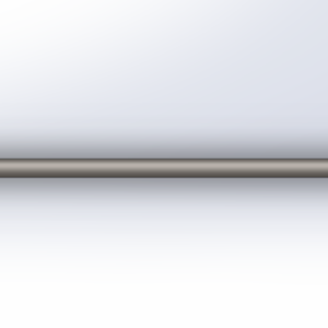 Trailer Axle with Idler Hubs - 5 on 4-1/2 Bolt Pattern – 1300mm Long - 2,000 lbs / 900 Kg