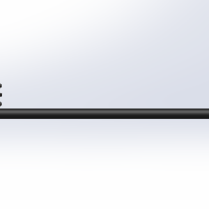 Trailer Axle with Leaf Spring 1300mm Long - 2,000 lbs / 900 kg