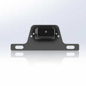 LED Trailer License Plate Light w/ Bracket 5 Diodes - Clear Lens