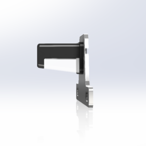 LED Trailer License Plate Light w/ Bracket 5 Diodes - Clear Lens