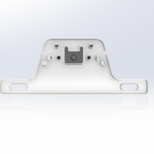 LED Trailer License Plate Light w/ Bracket 5 Diodes - Clear Lens