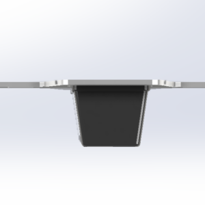 LED Trailer License Plate Light w/ Bracket 5 Diodes - Clear Lens