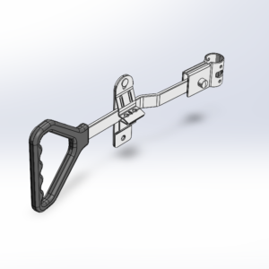 Cam Action Lockable Door Latch Kit for Large Enclosed Trailers