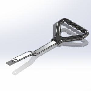 Cam Action Lockable Door Latch Kit for Large Enclosed Trailers