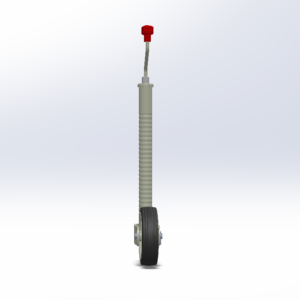 JOCKEY WHEEL 48 Ø, 300 KG with anti-slip device