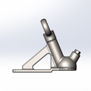 Bolt-on Coupler for Australian trailers - 50mm